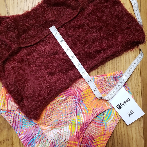 Fused Hawaii xs high rise with faux fur top - Picture 12 of 14